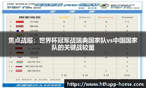 焦点战报：世界杯冠军战瑞典国家队vs中国国家队的关键战较量